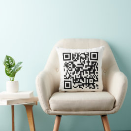 Almofada Mínimo corporativo do código QR