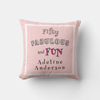 Almofada Mínimo Moderno Cinquenta Fabuloso Divertido Rosa 5
