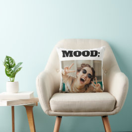 Almofada Mínimo personalizado MOOD Engraçado Adicionar Foto