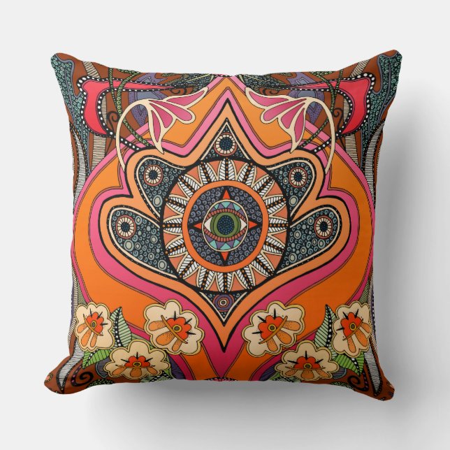 Almofada MINNIE henna Travesseiro decorativo (Frente)