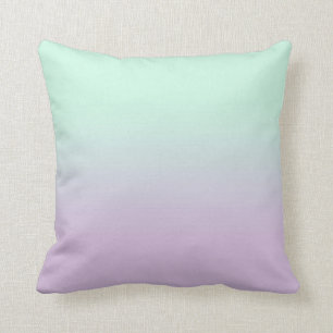 Almofada Mint Aestésico De Pastel E Ombre De Gradiente Lil