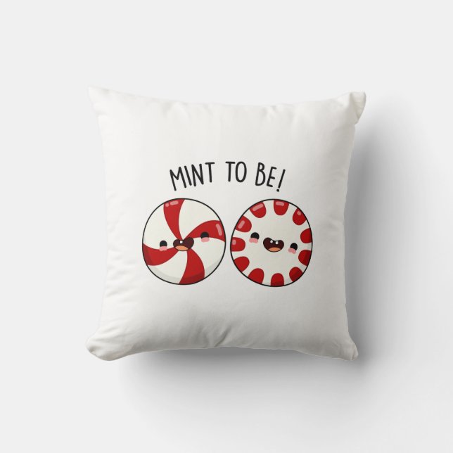 Almofada Mint Para Ser Engraçada, Docinho. (Frente)