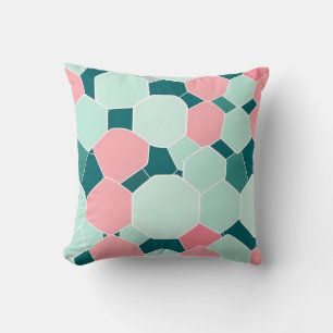 Almofada Mint Pink Mosaic Cushion