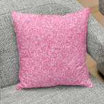 Almofada Minúscula Rosa Elegante, Brilhante e cintilação<br><div class="desc">Imagem de cintilação falsa rosa e faíscas. Solicite qualquer cor que quiser.</div>