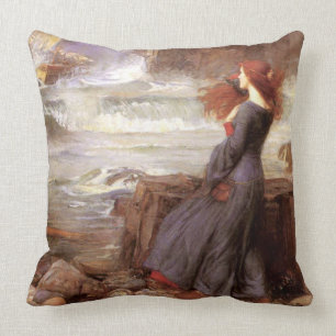Almofada Miranda - O Tempest de John William Waterhouse