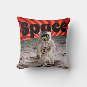 Almofada Missão apollo 11 da espiral espacial astronauta