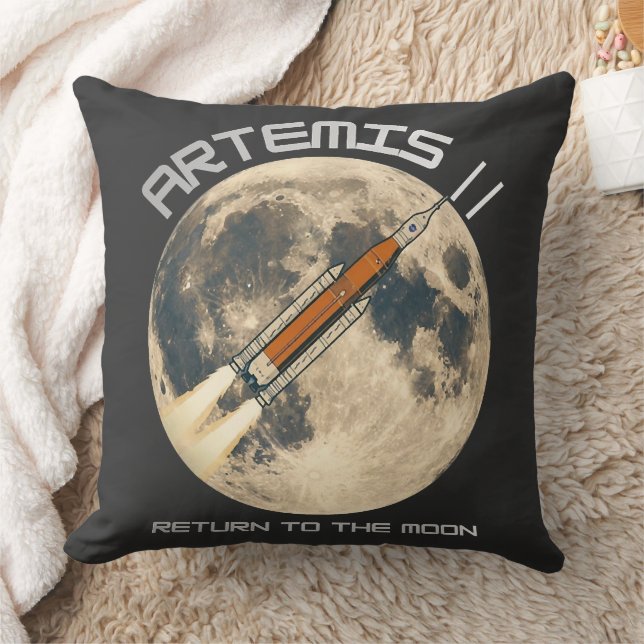 Almofada missão artemis à lua (Cobertor)