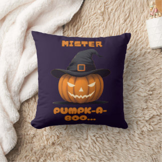 Almofada Mister Pumpk-A-Boo Halloween Pumpkin