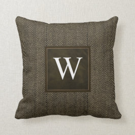 Almofada Mistura de lã de Herringbone personalizada