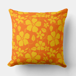 ALMOFADA MISTURA DE LARANJA HAWAIIANA HULA (HIBISCUS)