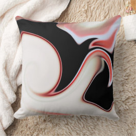 Almofada Mistura de traçados curvos de bege mole a gradient