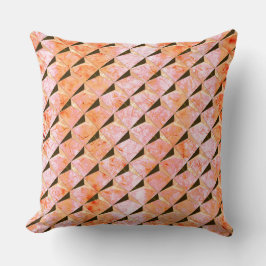 Almofada Misturar 3D com pele de salmão de fundo