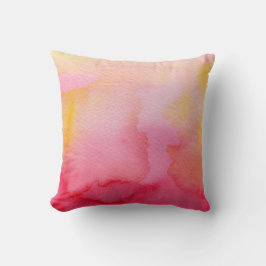 Almofada Misturas Cor-de-Água Rosa e Laranja