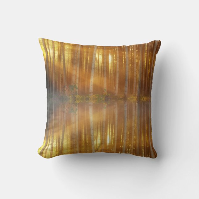 Almofada Misty Forest Scene (Frente)