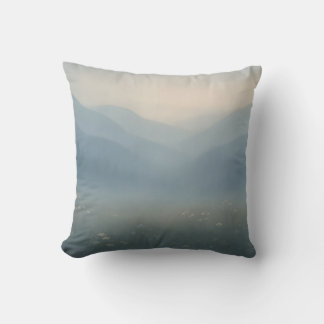 Almofada Misty Mountain Landscape Travesseiro decorativo