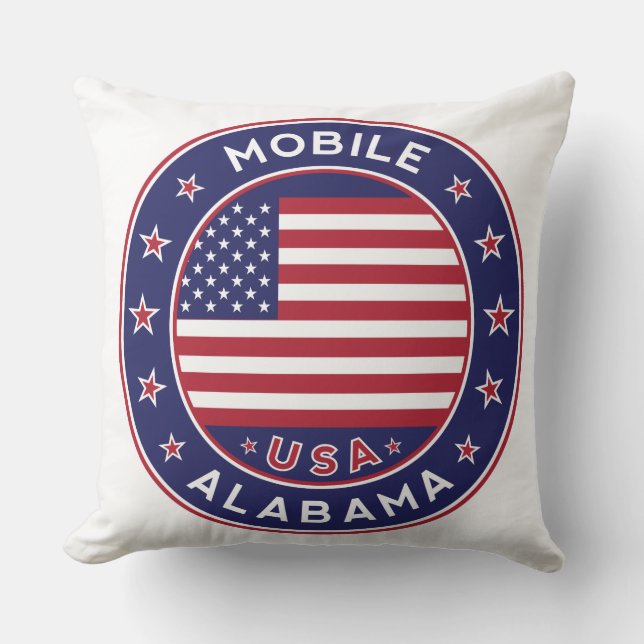 Almofada Mobile, Alabama (Frente)