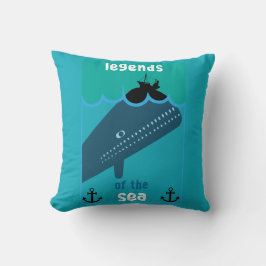 Almofada Moby Dick Sea Fantasy | Funny Ocean And Sea Servin