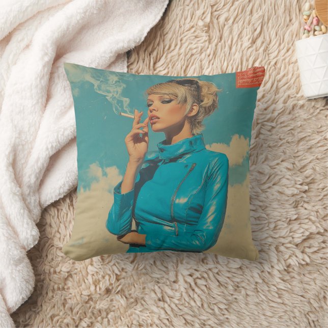 Almofada Moda de Fumagem de Gelões Retro (Cobertor)