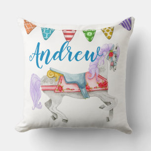 Almofada Modelo de Carrossel Horse Personalizado