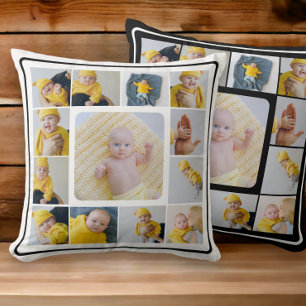Almofada Modelo de colagem de 13 fotos personalizadas