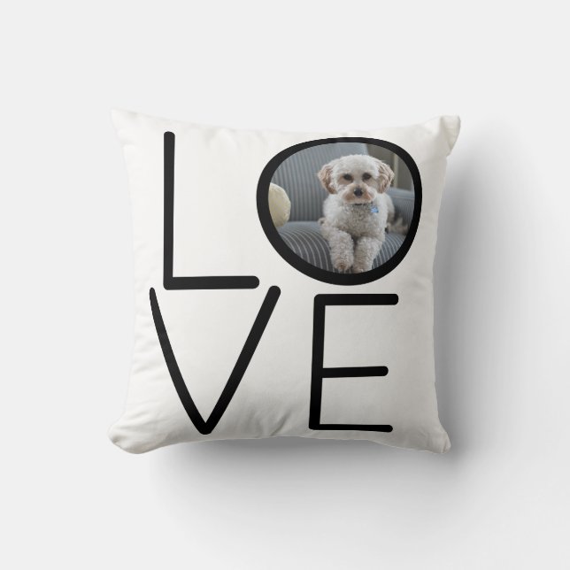 Almofada Modelo de Foto de Amor Personalizado (Frente)
