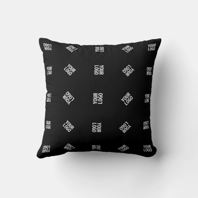 Almofada Modelo de padrão de logotipo moderno exclusivo | B (Verso)