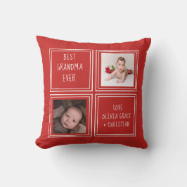 Almofada Modelo Personalizado ÚNICO com Duas Fotos