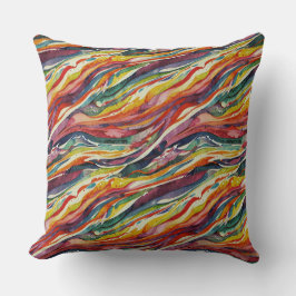 Almofada Modern abstract geometric digital pattern 40