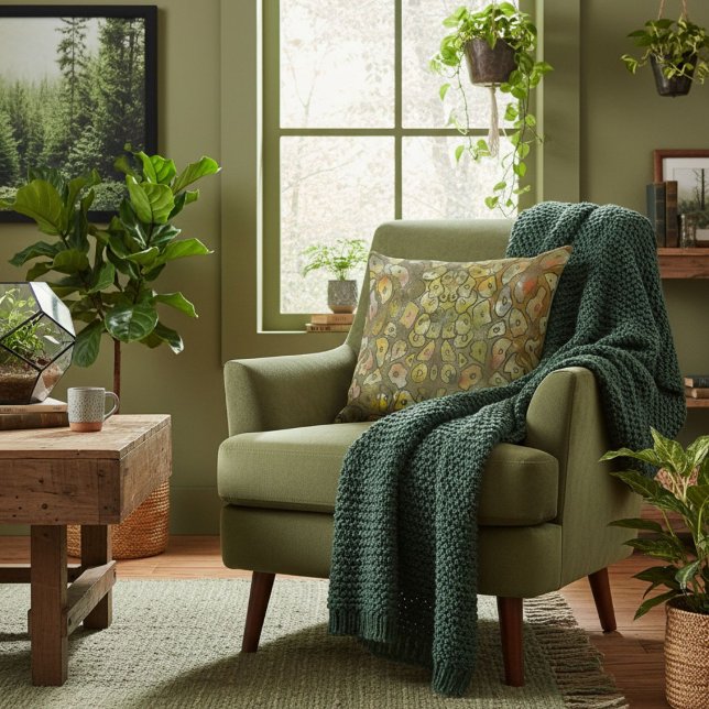 Almofada Modern abstract geometric triangular shapes  (Criador carregado)