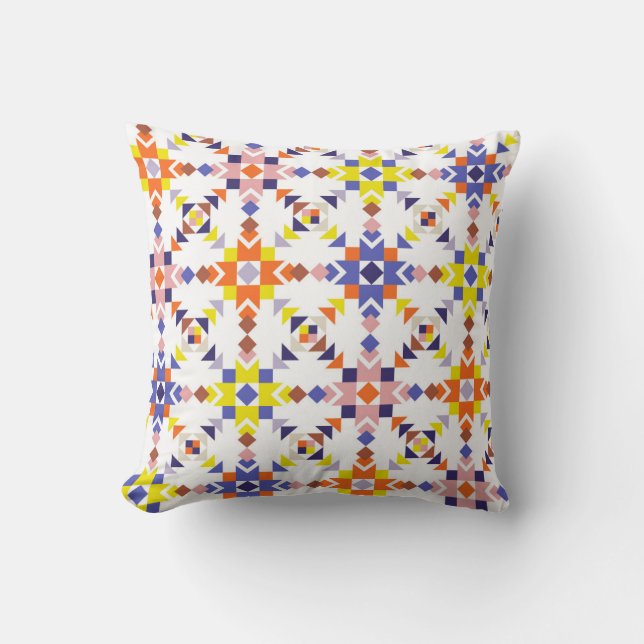 Almofada Modern Colorwave Throw Pillow (Frente)