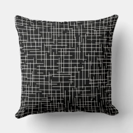 Almofada Modern Crosshatch burlap texture pattern