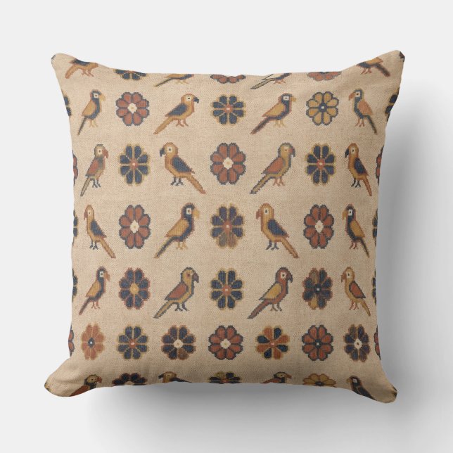 Almofada  Modern elegant floral abstract  motifs (Frente)