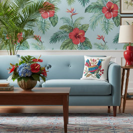 Almofada Modern geometric animal art abstract colorful