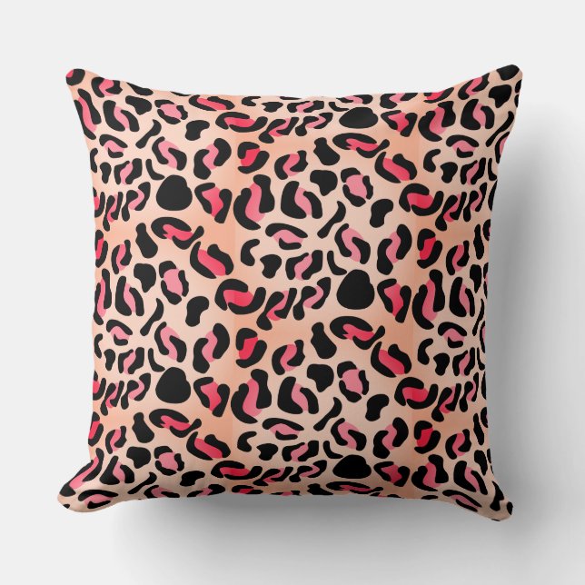 Almofada Modern Leopard Pattern Animal Print (Frente)