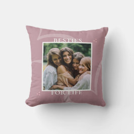 Almofada Modern Minimal Pink Chic Typography Galentines