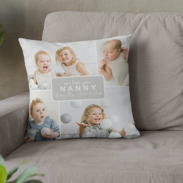 Almofada Modern Nanny 4 Photo Gray (Criador carregado)