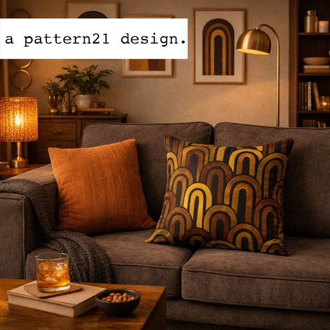 Almofada modern retro (cozy mid-century modern pillow)