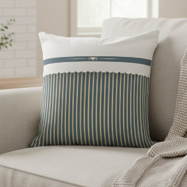 Almofada Modern Striped Farmhouse Décor Accent