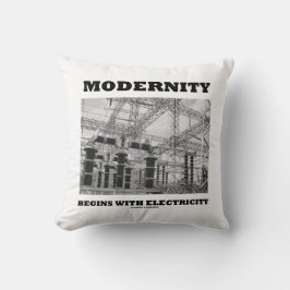 Almofada Modernidade Começa Com Fios Elétricos