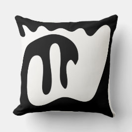 Almofada Moderno Abstrato Orgânico ondulado