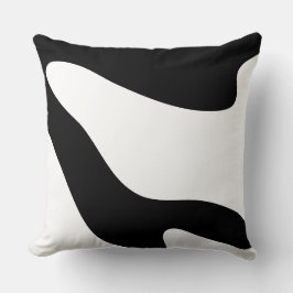 Almofada Moderno Abstrato Orgânico ondulado