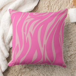 Almofada moderno abstrato retrô rosa meio do século