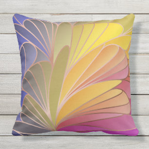 Almofada moderno,colorido,art nouveau,art deco,padrão,curr
