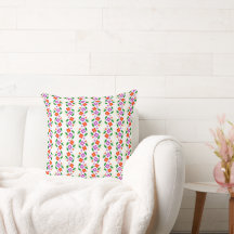 Moderno Floral Vibrante Sem Costura Botânico Brilh