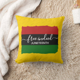 Almofada Moderno JUNETEENTH Pan-Africano REALMENTE GRATUITO