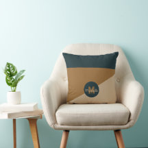 Moderno Verde Sage Terroso Bege Marrom Monogramado