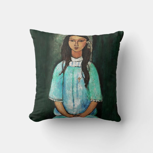 Almofada Modigliani Alice Vintage - Pintura de arte (Frente)