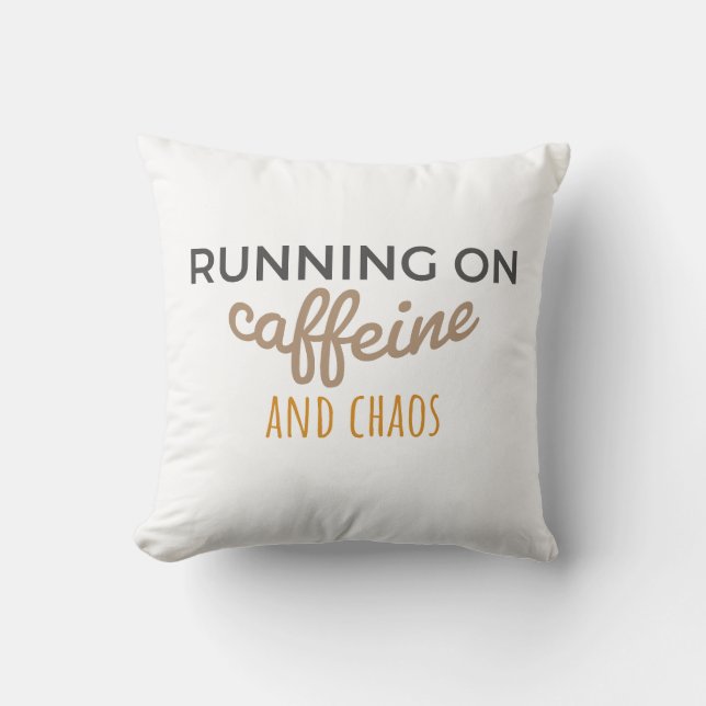 Almofada Modo Cafeine e Chaos (Frente)