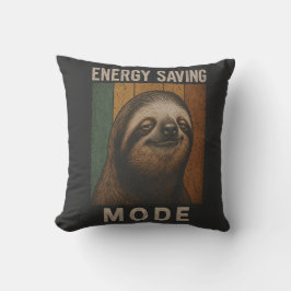 Almofada Modo de Economia de Energia de Preguiça Divertido