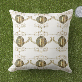 Almofada Moeda Digital Dourada Bitmoeda White